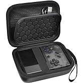 PAIYULE Travel Case Compatible with RG35XX/ RG35xx Plus Retro Handheld Game Console, Handheld Emulator Storage Holder Organizer, Android Game Console Carrying Bag (Box Only)