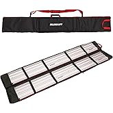 Milescraft 7206 TrackSack &ndash; Track Saw Rail Padded Bag Fits 2pcs 56&rdquo; x 8&rdquo; | Universal Fit for All Track Saw Rails. Two Large 18&rdquo; x 7&rdquo; Storage Pockets. Shoulder Strap &amp; Handle for Transport