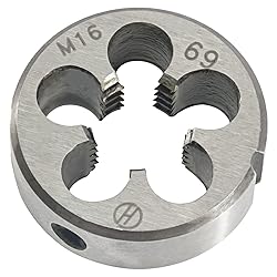 Aceteel M16 x 2 Metric Round Die, Machine Thread