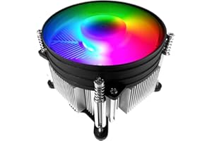 TRONWIRE TW-8 95W RGB LED CPU Cooler Aluminium Heatsink Copper Core Base 4-Pin PWM 92 mm Fan Pre-Applied Thermal Paste for In