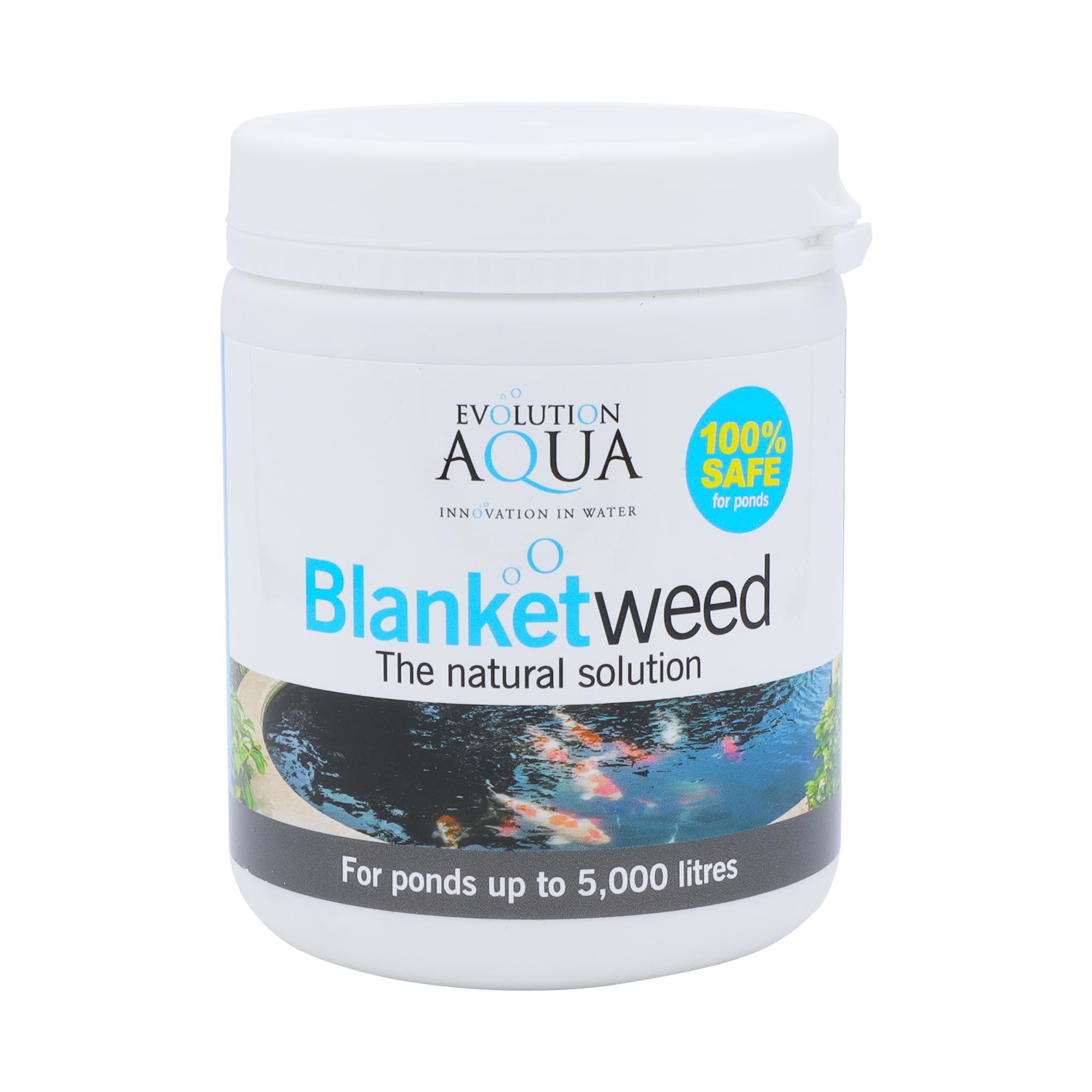 Evolution Aqua Blanketweed - Effective Blanket Weed Treatment for Ponds & Pond Algae Treatment | Pond Weed Remover and Pond Cleaner | All-Natural Solution | Treats up to 5000L | 400g