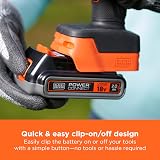BLACK+DECKER 18V 2.0Ah Lithium Battery BL2018-XJ Compact PowerConnect view 6