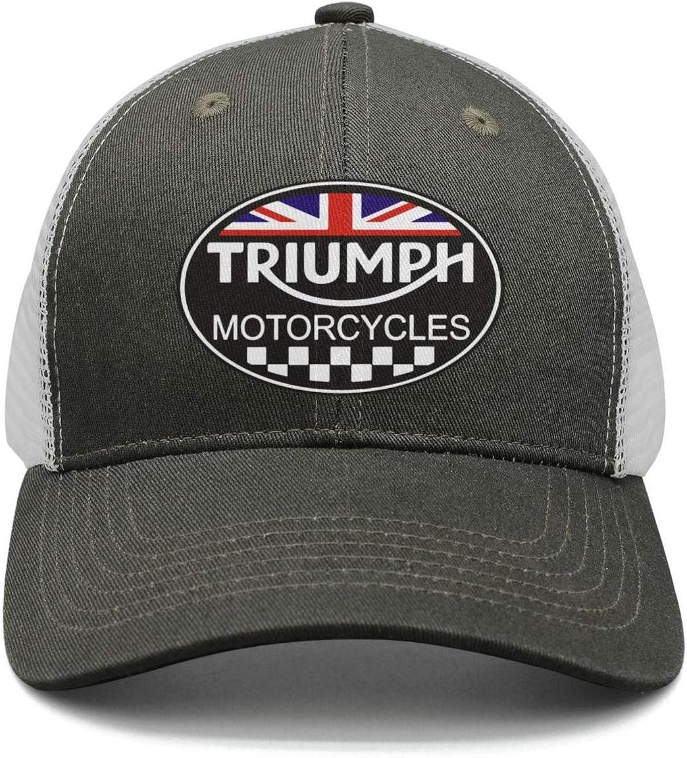 Unisex Men Triumph Motorcycles Logo Adjustable Baseball Dad Trucker Cap