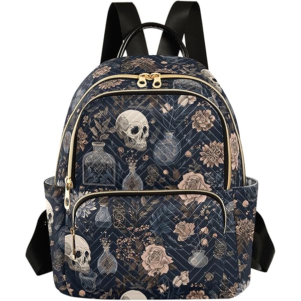 Amazon.com: Chikencall Skull Backpack Hooded Skull Gothic Rucksack