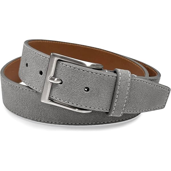 Johnston & Murphy® Perforated Suede Belt for Men – Leather  display picture 1