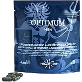 HIFAS DA TERRA Optimum Refill Pack for Men - Mushroom Supplement, Mushroom Complex with Cordyceps & Lions Mane, Adaptogenic Extract Powder Pills for Brain Health, Focus, & Energy - 60 Capsules