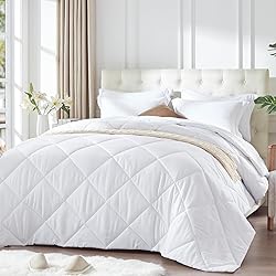 NexHome Down Alternative Solid Comforter Set Queen