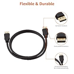 Amazon Basics DisplayPort to DisplayPort 1.2 Cable