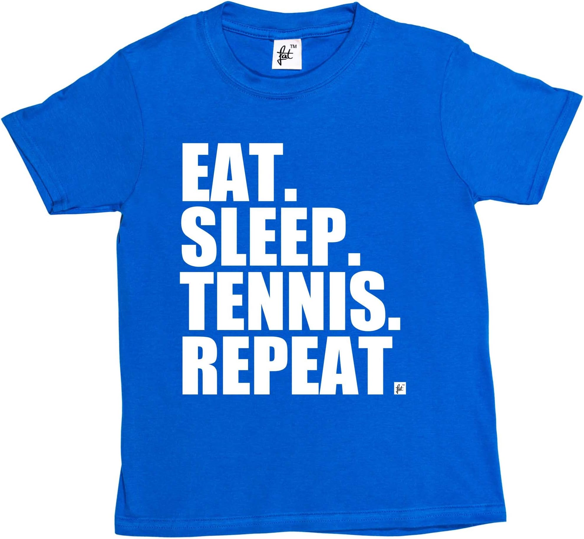 Fancy A Snuggle Eat. Sleep. Tennis. Repeat. Kids Boys/Girls T-Shirt