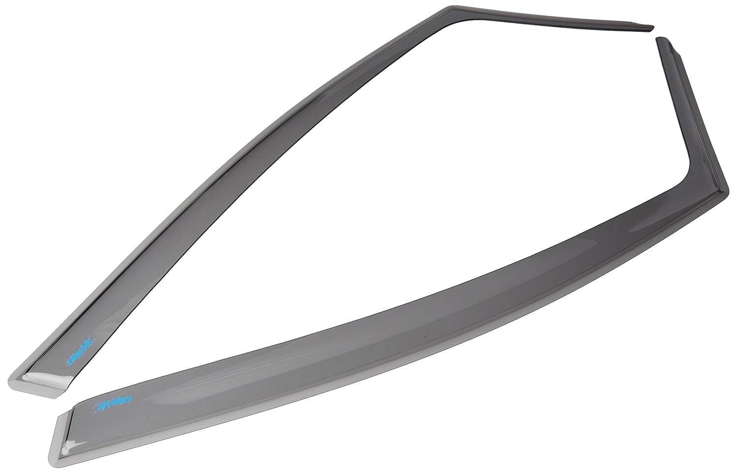 mit ABE Farbausf/&uuml;hrung: rauchklar ClimAir Windabweiser vorne 03-3642