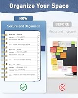 WEMATE Spiral Password Book with Alphabetical Tabs Navy Blue 12x15cm view 2