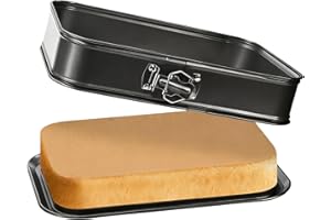 Cake Tins for Baking - 13x9 Inch Rectangular Multipurpose - Kitchen Cheesecake Tin Bread Tray,for Muffin Brownie Ice Cream Ho