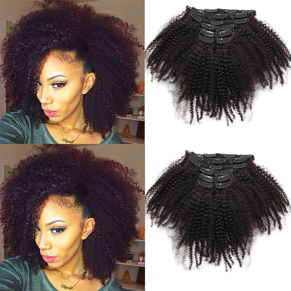 Der Kellner Reif Nationalhymne Afro Kinky Curly Clip In Extensions 