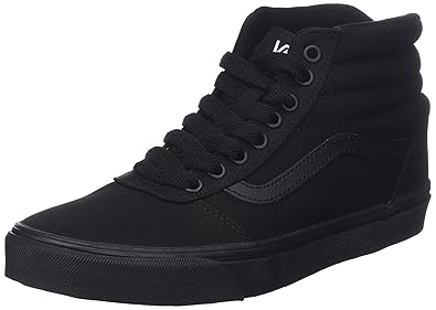 all black high top vans