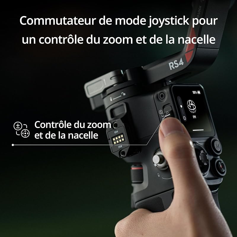 RS 4, stabilisateur Appareil Photo, Canon/Sony/Nikon/Fujifilm