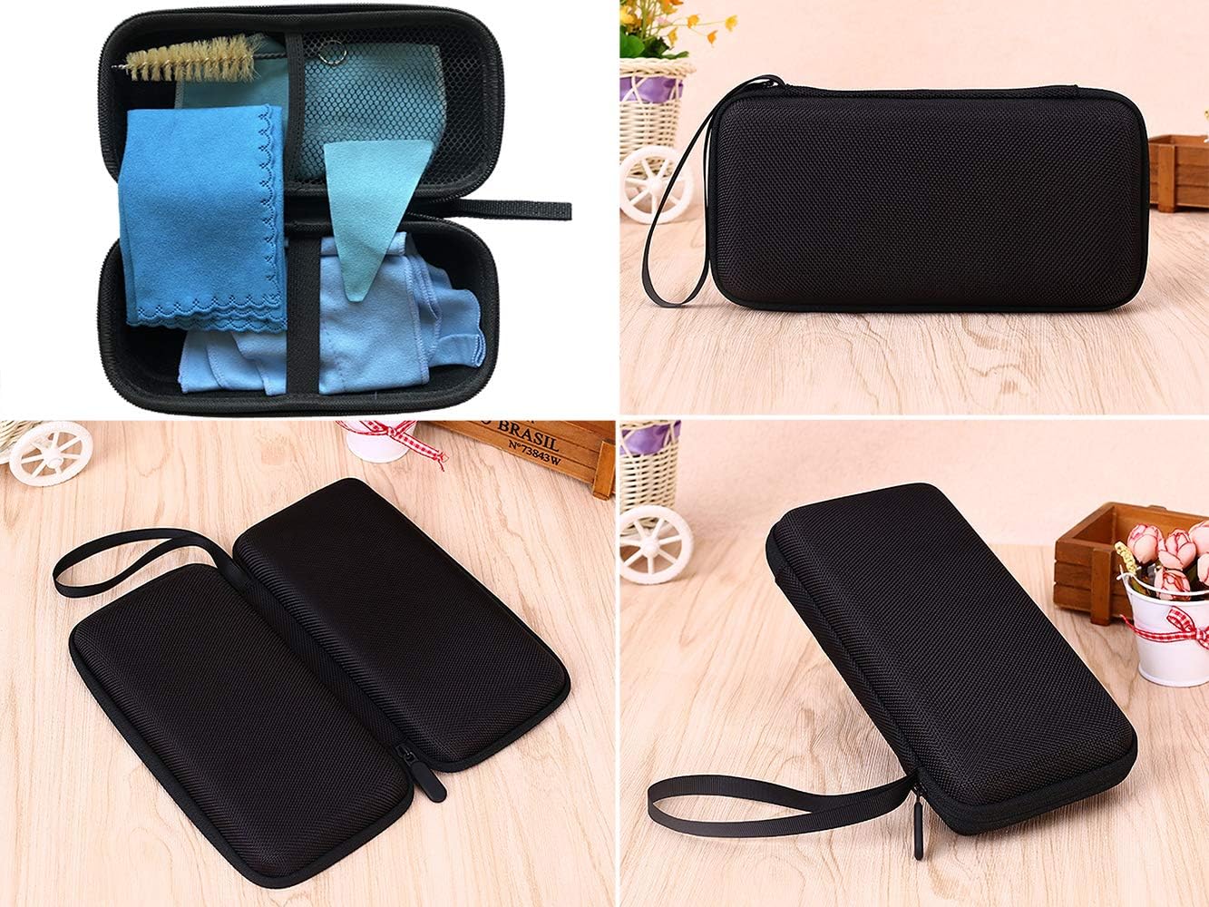 Luvay Saxophone Cleaning Care kits with Case (EVA Box) for Clarinet, Flute and Wind & Woodwind instrument: Musical Instruments
