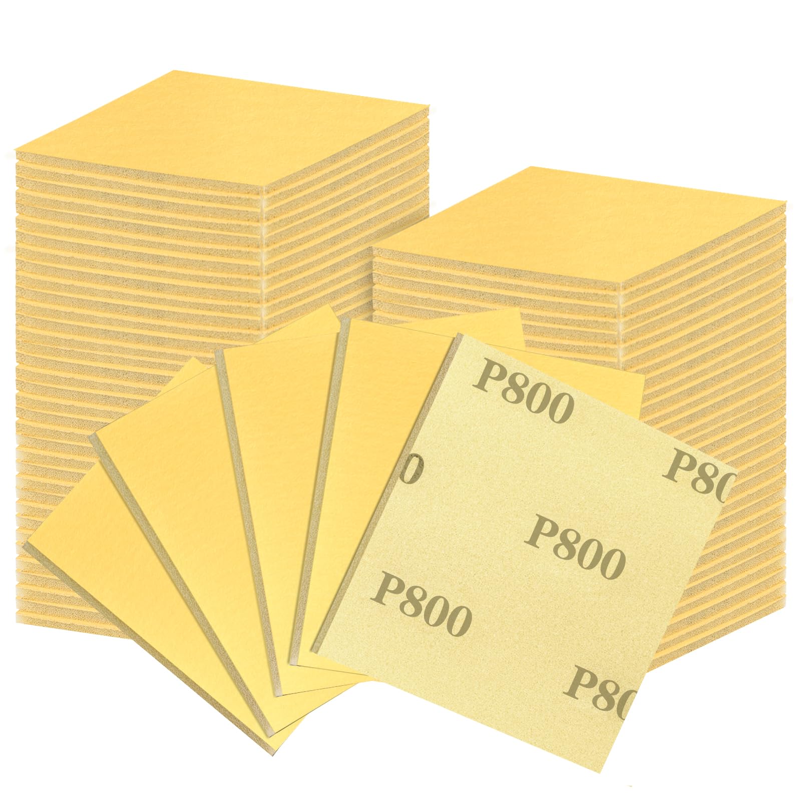 Shineboc 18 Pieces Sanding Sponge, Sanding Block Grit 800, Soft Foam Sand Block Wet Dry Sandpaper for Wood and Metal