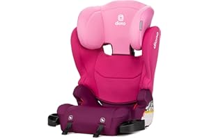 Diono Cambria 2XT XL, Dual Latch Connectors, 2-in-1 Belt Positioning Booster Seat, High-Back to Backless Booster with Space and Room to Grow, 8 Years 1 Booster Seat, Pink