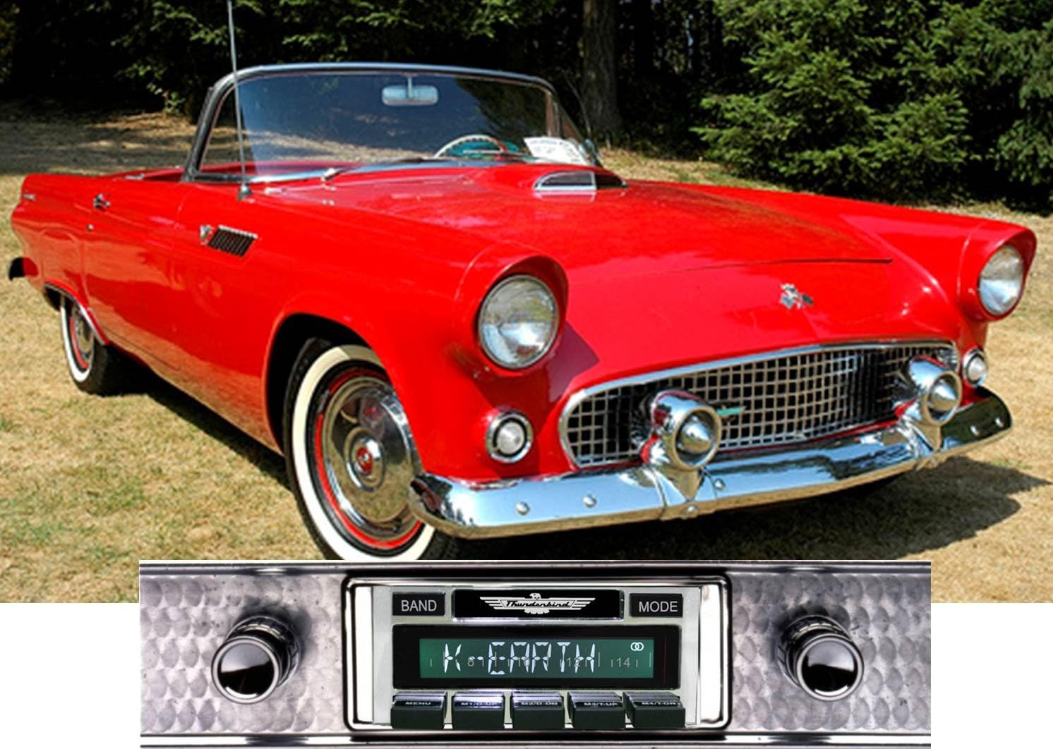 Amazon Com Custom Autosound Stereo Compatible With 1955 1957 Ford Thunderbird Usa 630 Ii High Power 300 Watt Am Fm Car Stereo Radio Car Electronics