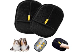 2pcs Static Pet Hair Remover Gloves – Remove Fur from Clothing, Furniture, Car Seats, Bedding & Upholstery Furniture