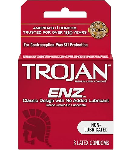 Amazon.com: Trojan Enz Non-lubricated Condoms, 12 Count (Pack of 2) :  Health & Household