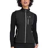 Little Donkey Andy Women's Lightweight Quick Dry Vest Summer Windproof Sleeveless Elastic Jacket for Golfing Cycling Running