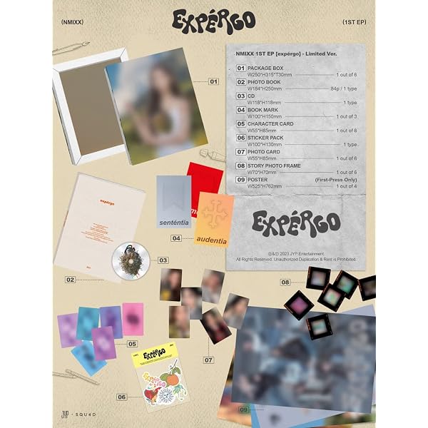 NMIXX 1st EP Album expergo Limited Ver (Folded Poster) - Amazon