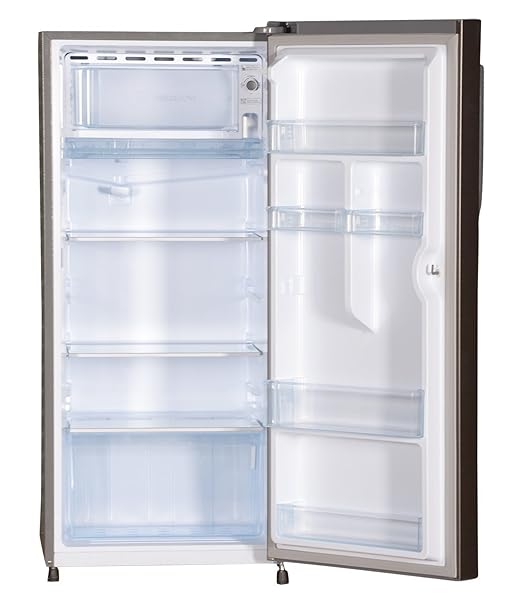 Haier Aluminium 1954 Bs R Direct Cool Single Door Refrigerator Brushed Silver Amazon In Home Kitchen