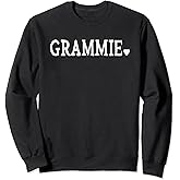 Grammie Gifts for Women Design with Heart Love Grammie Sweatshirt