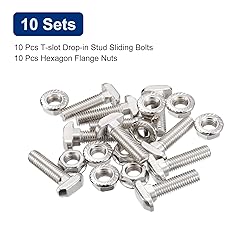 uxcell M8x30mm T Slot Drop-in Bolt and M8 Hexagon