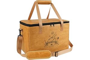 EddHomes BBQ Blanket for Resting Meat, Reusable Insulated Brisket Resting Blanket, Large Capacity BBQ Meat Blanket Bag with Adjustable Shoulder Strap, Smoker Meat Insulated Resting Bag for BBQ Meat