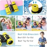 OSDUE 4x30 Kids Binoculars Telescope Yellow Educational Outdoor Toys view 6