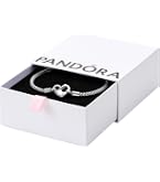 Amazon.com: PANDORA Family Tree Heart Clasp Snake Chain Bracelet