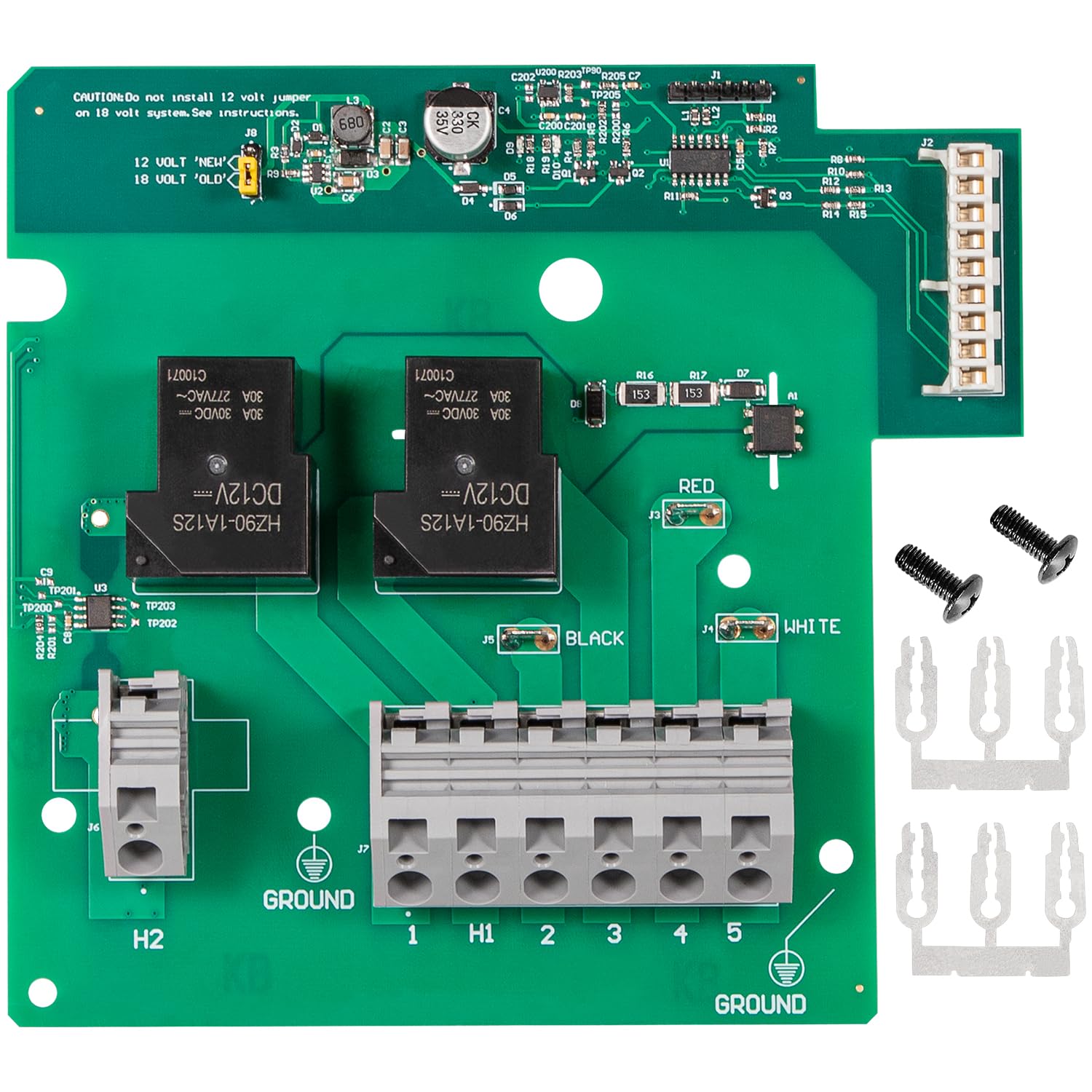 Photo 1 of (UNTESTED) Heater Relay Board Replace 77119 (Formerly 74618) Fit for IQ 2020 of Watkins SPA Heater Relay Control Board