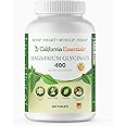California Essentials Magnesium Glycinate 400 - Chelated, High Absorption Elemental Magnesium for Muscle Relief, Bone & Heart Support -Vegan, Non-GMO, Gluten-Free (360 Counts (Pack of 1))