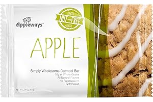 Appleways Whole Grain Apple Oatmeal Bar | 2.4 Oz | Pack of 12