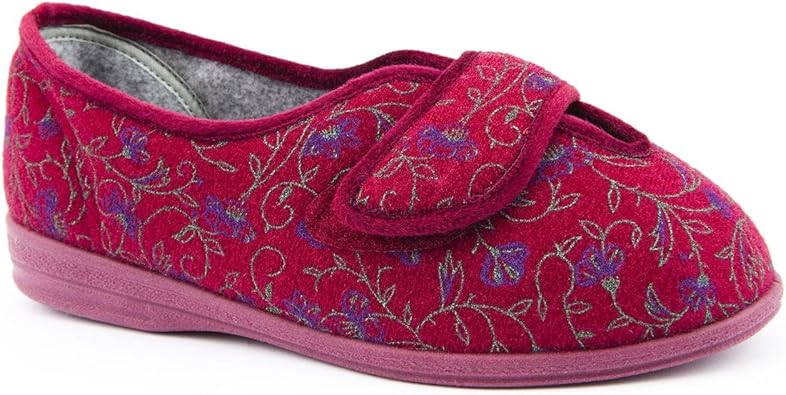 ladies slippers size 9 wide fit