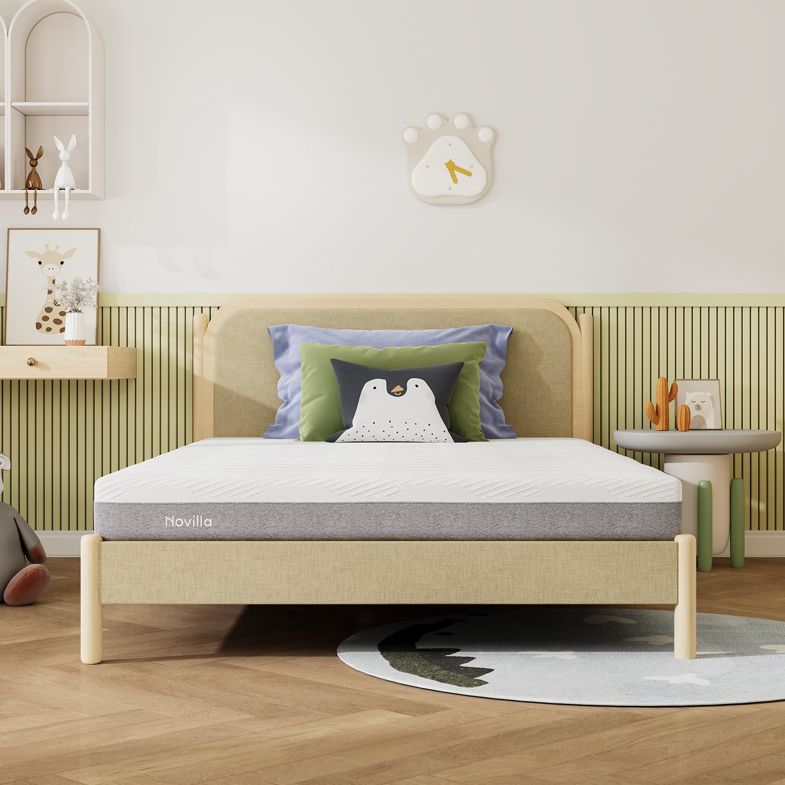 Photo 1 of Novilla Full Mattress, 6-Inch Gel Memory Foam Mattress for Cool Night Sleep & Pressure Relief, Medium Firm Full Size in a Box, Bliss