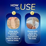 Dr. Scholl's Flight Socks Compression 14-17mmHg Size 4-6 1 Pair view 8