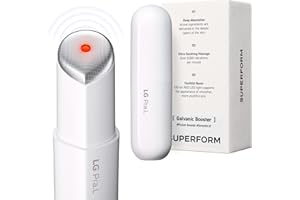 LG Pra.L Superform Galvanic Booster Mystic White, 1min booster for ageless skin, anti-aging and firming pocket booster, Korean skincare, glow on the go, Serum booster device, Gift, Stocking Stuffers