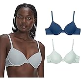 Maidenform Womens Underwire Bra, Push-up Bra for Women, Underwire Bra with Adjustable Straps 2-Pack