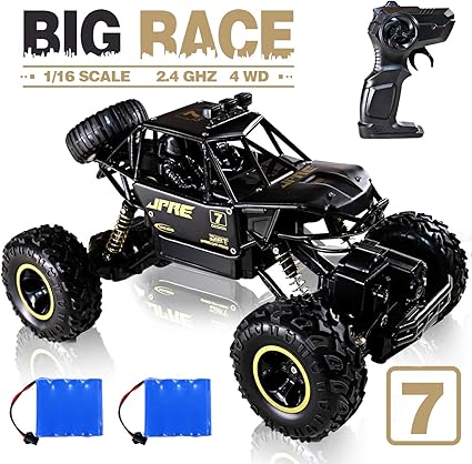 camiones en escala a control remoto