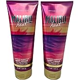 Bath & Body Works Malibu Heat Ultimate Hydration Body Cream 8 Ounces Pack of 2