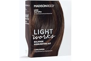 Madison Reed Light Works Balayage Highlighting Kit, Creates Natural-Looking Cool Toffee Highlights (Lazio - Brown), Amonia Free, Cruelty Free, 2 Step Process That Lightens & Tones Hair