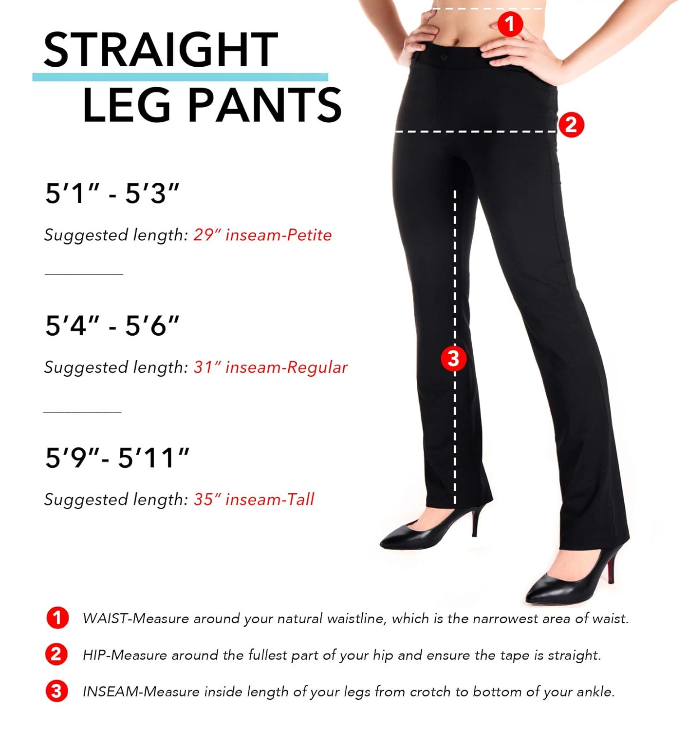 womens tall straight leg pants
