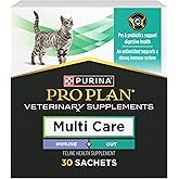 Purina Pro Plan Veterinary Cat Supplements Multi Care Feline Supplement – Digestive Probiotics for Cats – Immune Support Cat Supplement - 30 ct. Box