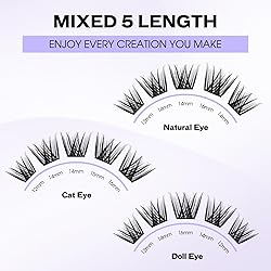 Lash Clusters Individual Lashes C/D Curl Cluster