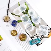 FineInno 4 pcs Merkaba Resin Molds,Orgone Style Silicone Molds for Epoxy Resin,Jewelry Casting Molds DIY Pendant, Necklace, Resin Craft