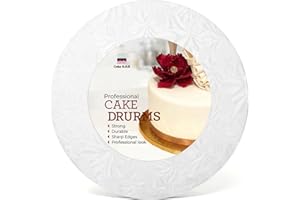 Cake S.O.S 16" White Round Drum 1/2"