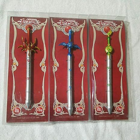 Amazon 魔法騎士レイアース マジックソードペン 3種 光の剣 海の剣 風の剣 アニメ 萌えグッズ 通販